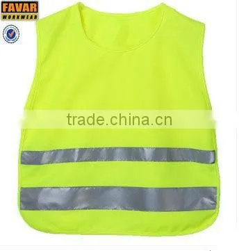 kids bright clolor hi-vislirty cute safety reflective vest