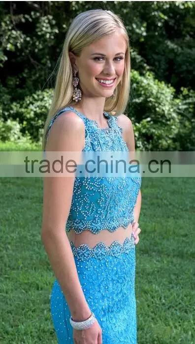 lace designs high neck off shoulder evening dress woman