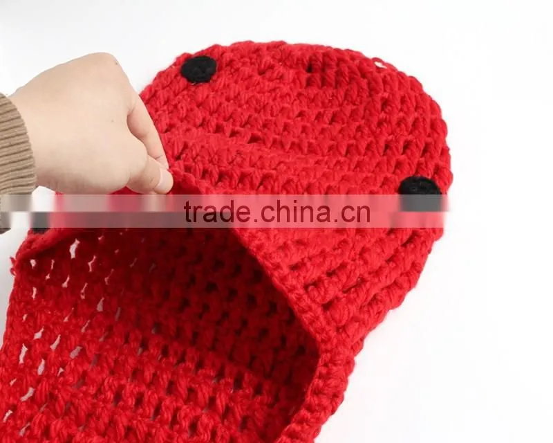 New design snail shape baby costume crochet baby photo prop handmade newborn LBP20160218-16