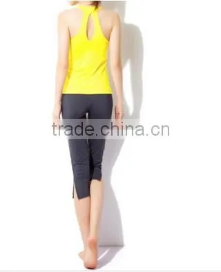 Red Women Aerobics Pant Yoga Clothing Body Building sport wear