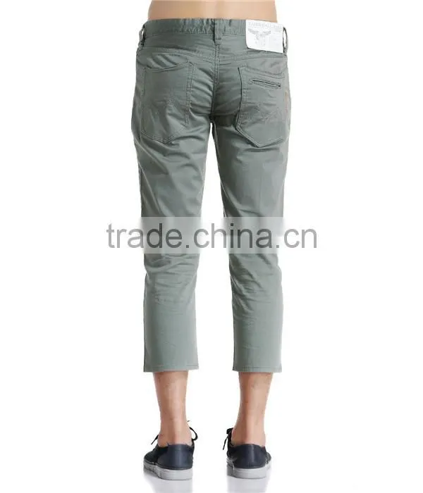 2015 New style trousers hot sale top quality man ninth pants