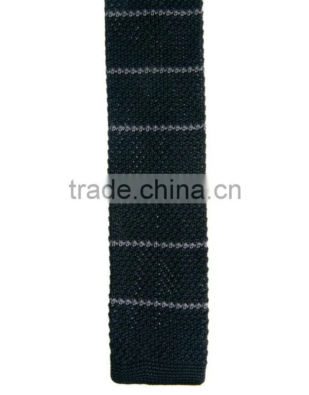 100% silk knit tie