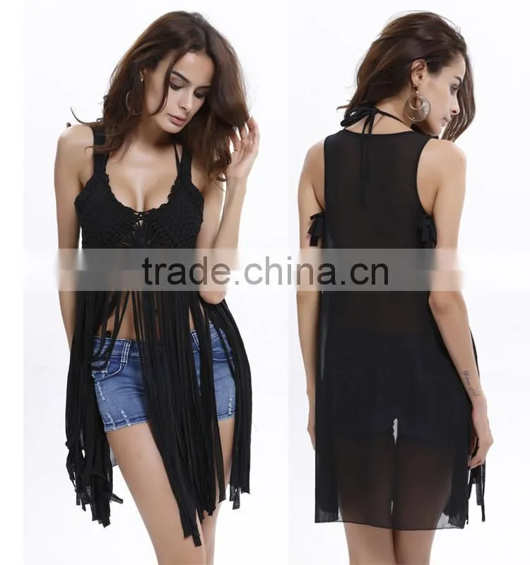 Fancy Beach Wear Dress For Girls 2016 Fashion Crochet Bikini Cover Ups