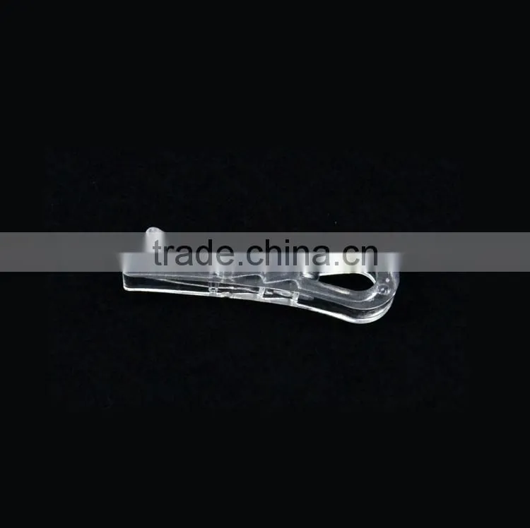 4.1*1.2cm Garment Accessory Transparent Plastic Clips for Packing