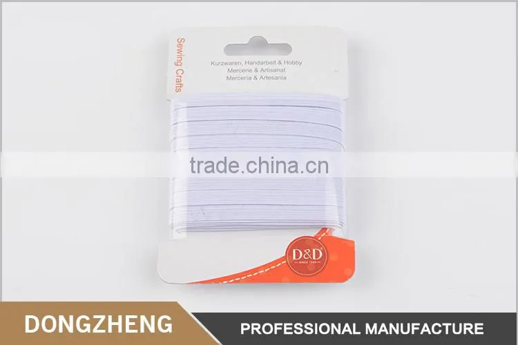 High quality wholesale household woven flat braided elastic bands for sewing