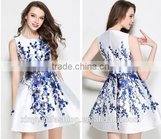 2017 NEW Hand plum Temperament sleeveless bodycon dress