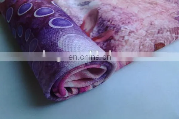 Shaoxing winfar Textile Wide Width 100% Polyester 75D Scuba Interlock Knit digital Print Fabric