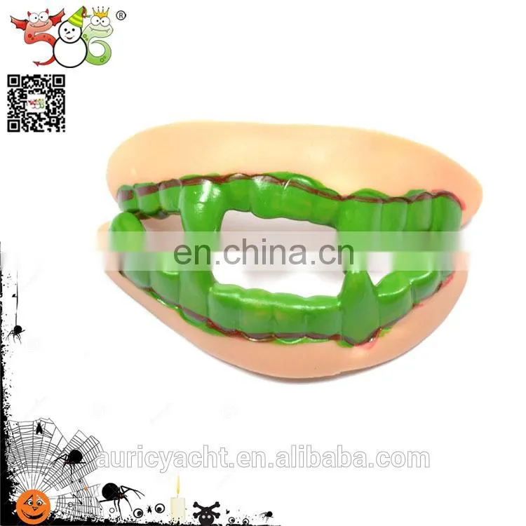 Multicolor funny Halloween plastic false teeth toy