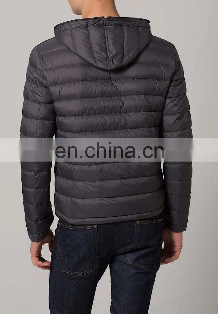 fashionable artificial light down jacket for men