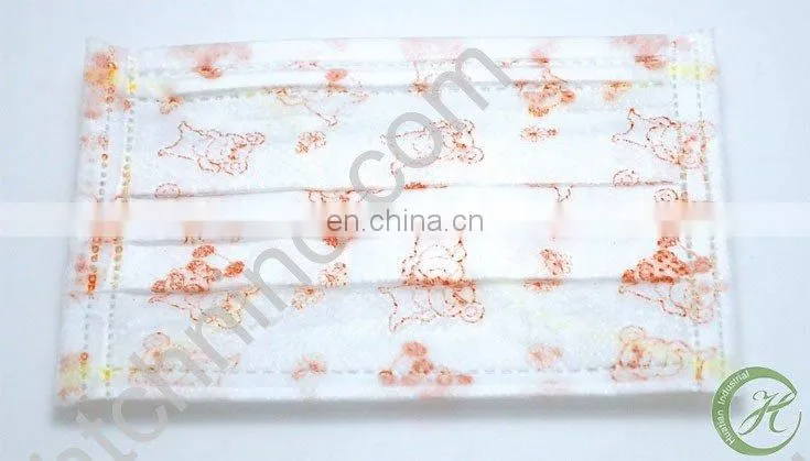 3-Ply Earloop Disposable Printing Face Mask