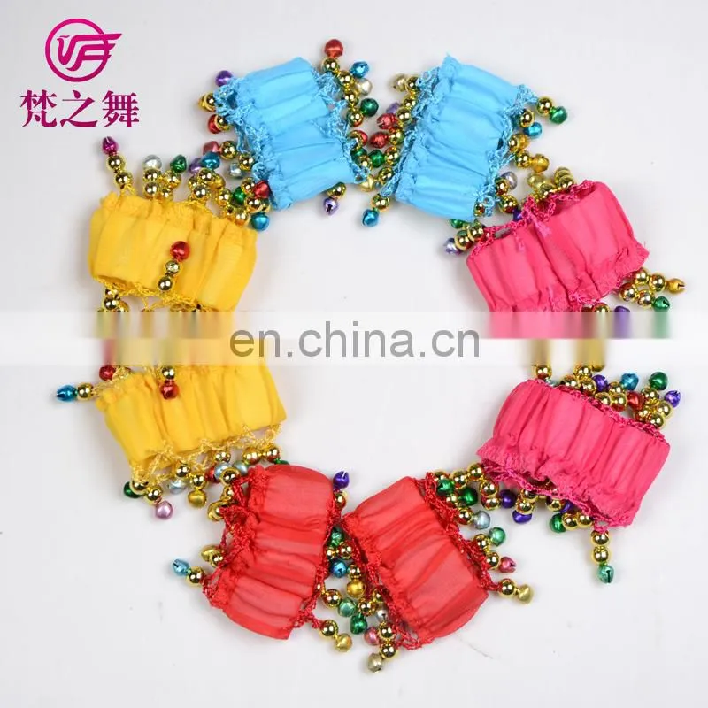 P-9016 Arabic children professional belly dance bracelet with colorful rings for kids