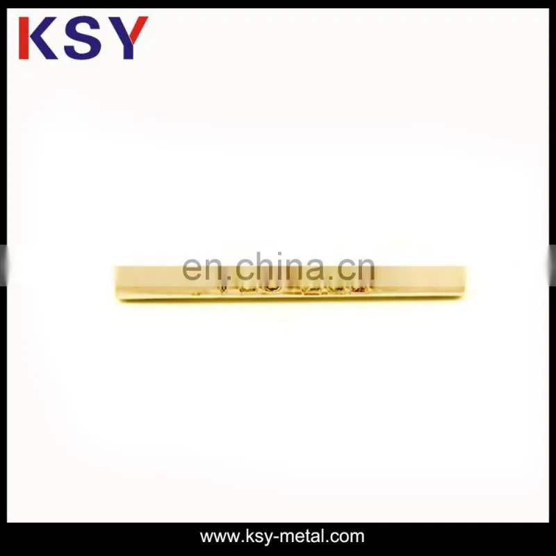 Shiny rose gold metal label / metal tag for Handbags & Germents