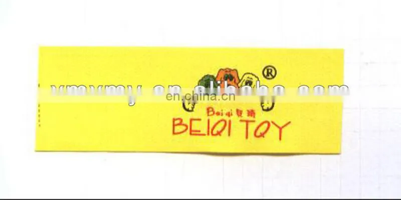 Silkcreen printed cloth label