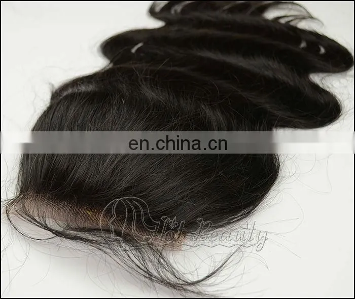 Natural Raw Peruvian Hair Lace Frontal 4*4 Virgin Hair Closure