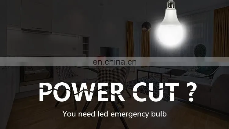 New Emergency Rechargeable 5w 7w 9w Led Lamp E27