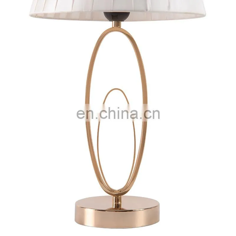2019 new design and modern metal table lamp for indoor room