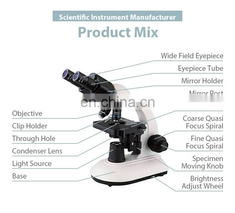 Optical Instrument Stereo Inverted Metallurgical Student Microscope