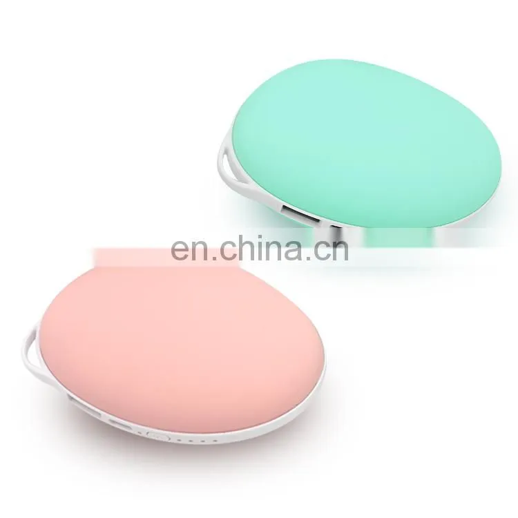 Mango shape warm-hand battery charger 4000mah mini hand warmer power bank portable charger