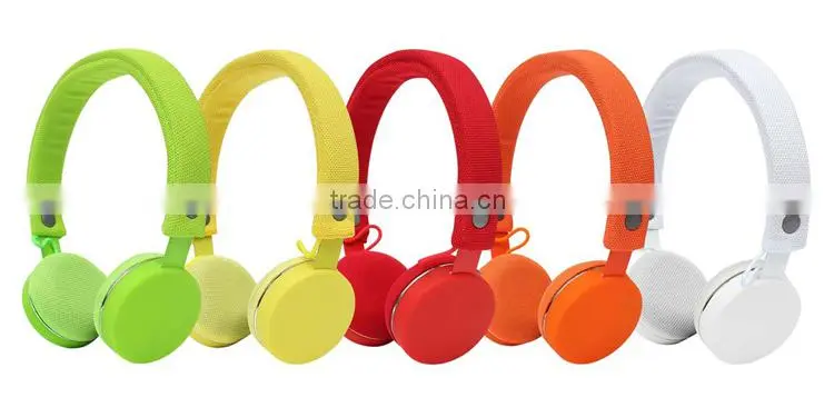Colorful Wired Headsphone with 3.5mm gold plated