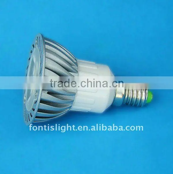 Hot sales!!!MR16 LED spotlight,DC12V 3X1W led bulb