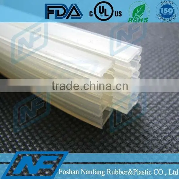 clear translucent silicone rubber strip seal
