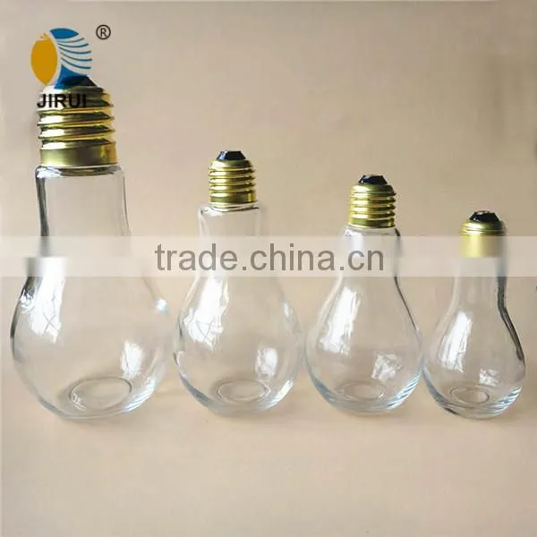 850ml lamp shape glass bottle with screw top
