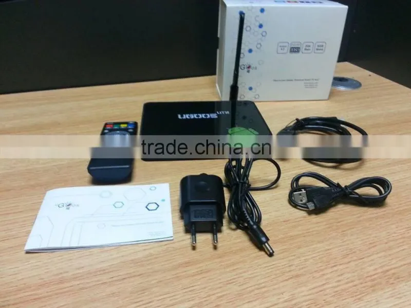 Factory supply! UGOOS UT2 quad core RAM 2G+ROM 8G 1.6GHz Built-in Bluetooth + External WiFi antenna dual band