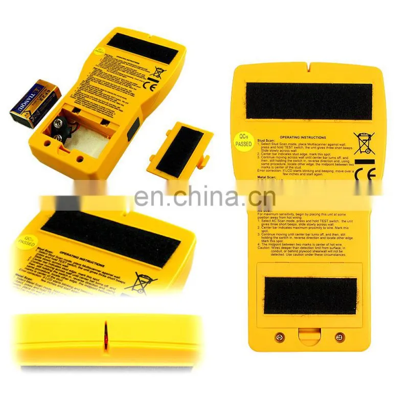 Allsun TS79 Wall Stud Finder Electrical Detector Center Edge Finding Tool Wall Multi-scanner Stud Detector 3 In 1 LCD Sound Wa