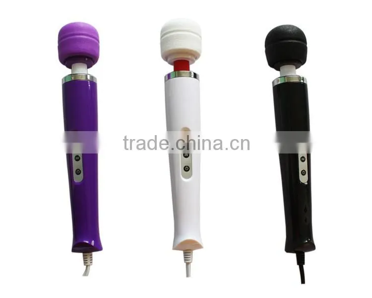 Best Selling Black /white/purple sex vibrator USB cord 10 speed magic wand sex toy upmarket wand