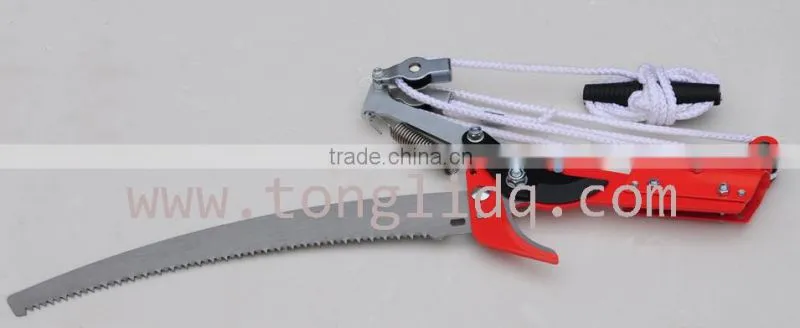 Gardening Tree Pruner, Extendable telescoping long handle tree saw pole with pruner shears