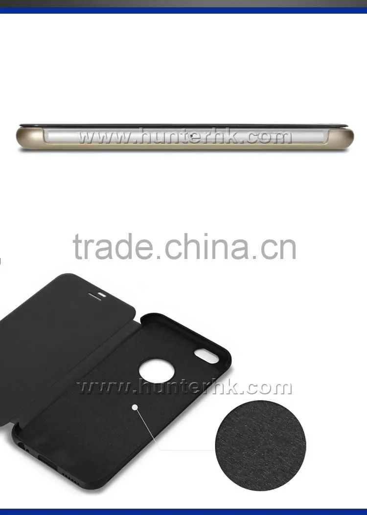 Electroplate Cover Wallet Case For iPhone6