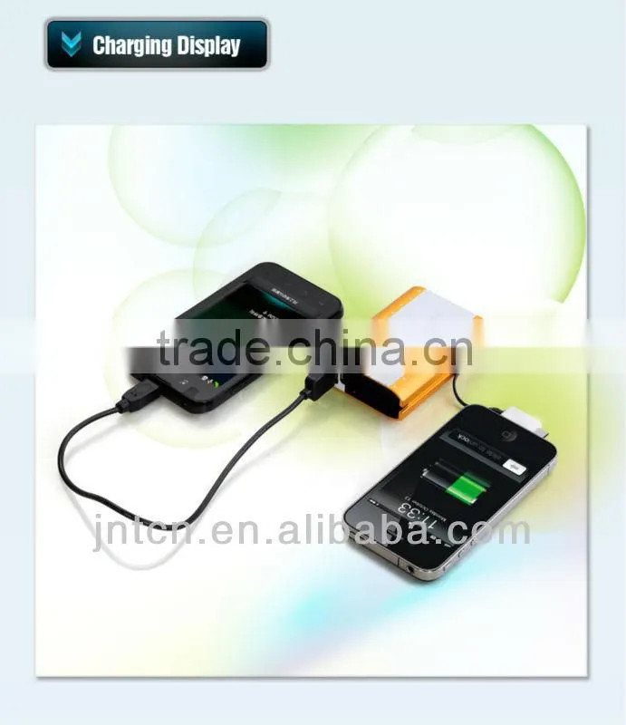Dual output 5600mAh mobile phone charger