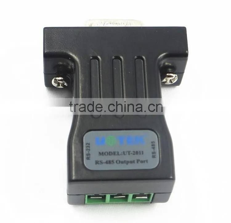 Hight quality super mini RS-232 to RS-485 passive interface converter 485 converter DB9 to 3-wire terminal adapter 1.2km
