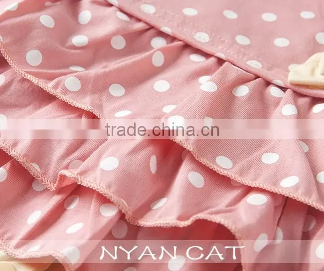 2016 Summer Cute Baby Girl Lovely Modeling Dot Kids Girl Bow Tie Baby Romper Children Girl Junpsuits