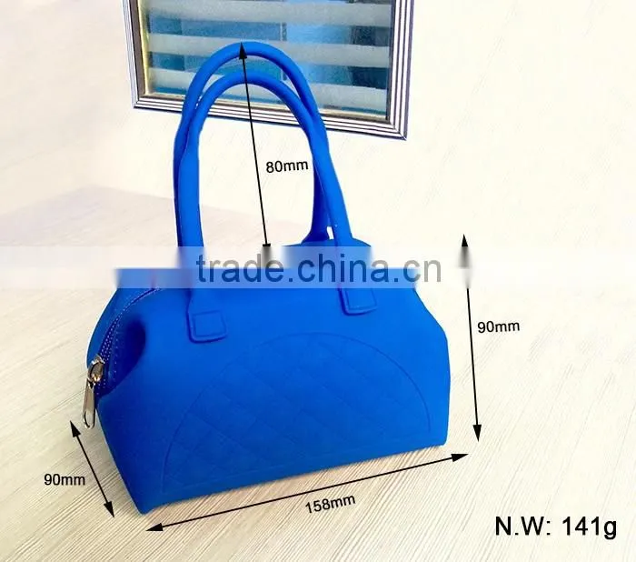 2016 Customizing silicon small tote bag