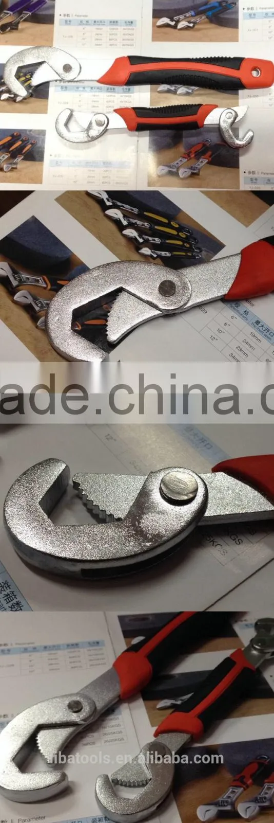 9-32mm China Factory Manufacturer Heavy Duty Forged Universal socket Wrench set/Snap N Grip For Truck As Seen On TV