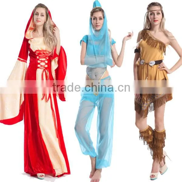 2016 walson hot halloween costumes bulk dropship apparel French Maid Costume