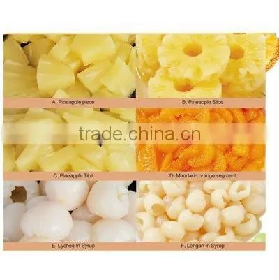 mix fruit in tin