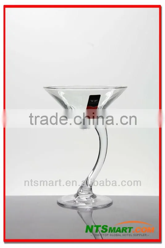 Clear martini glass cocktail glass