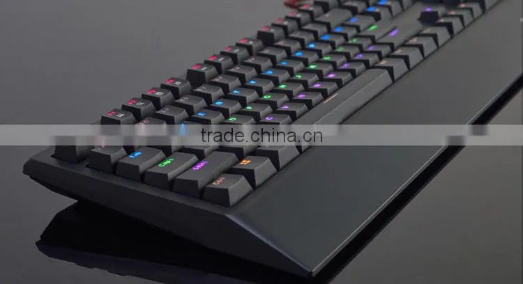 Computer gaming usb mechanical keyboard of backlight