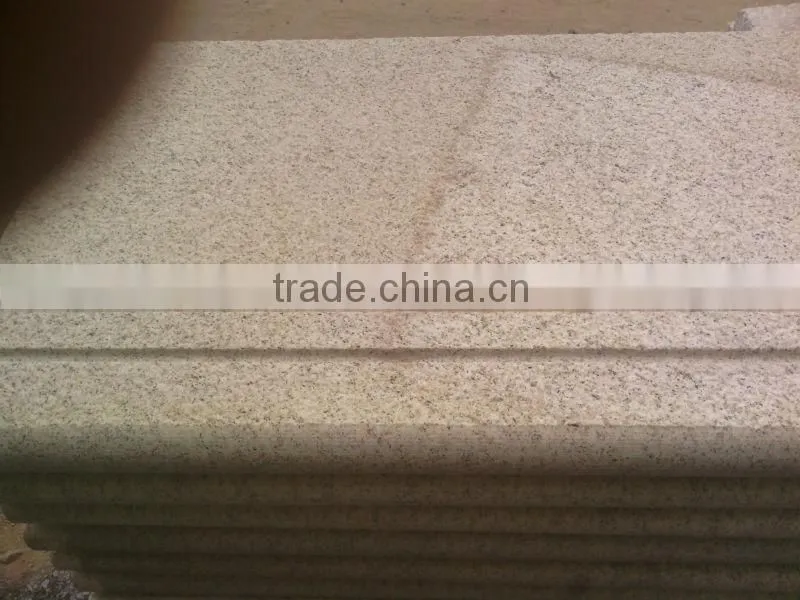 High quality yellow granite split curbstone on sale