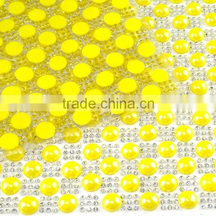 Cheaper Price Wholesale Iron-on Ceramic Rhinestone Trimming Mesh Rolls, Cramic Stone Sheets Roll Net for Fashion Bag
