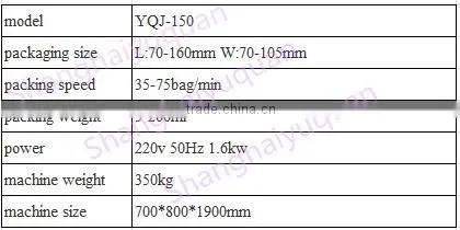 YQJ-150 factory price juice pouch filling and packaging machine +8613650775500