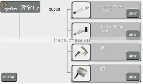 New arrival desktop 40KHz/1MHz fat burning ultra rf cavitation machine