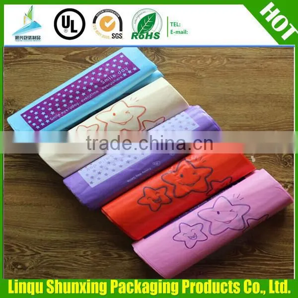 T shirt bag on roll