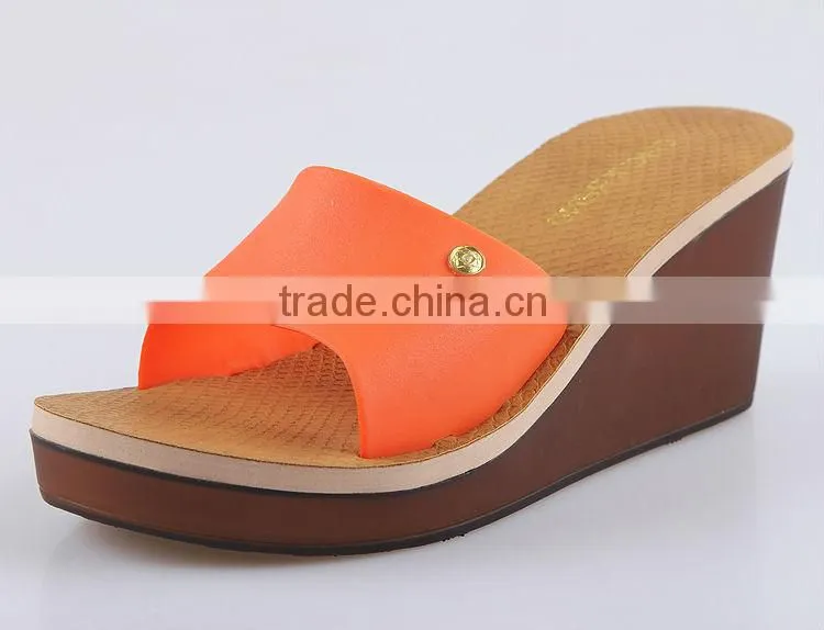 new products Ladies melissa Hot Sale Fashion Leisure Wedges Slippers Candy Jelly PVC Silppers shoes plastic women sandal shoes