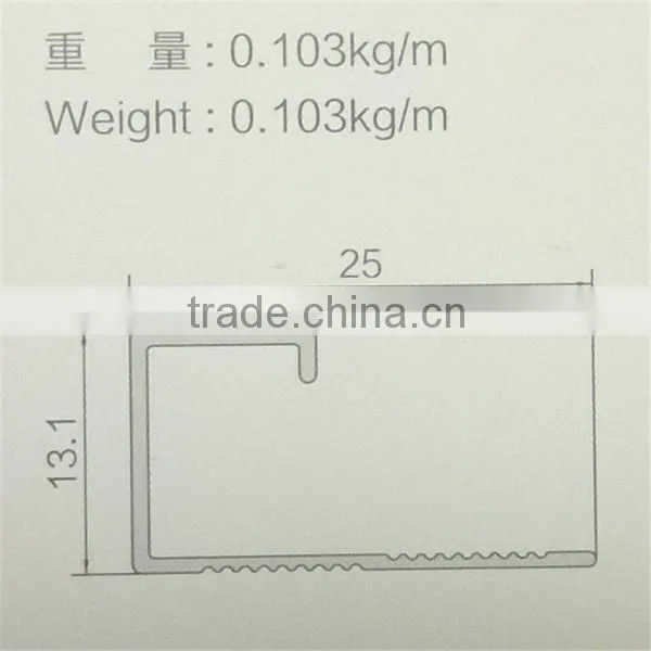 aluminium stair tile trim profile about china supplier