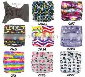 cuties cartoon babies cloth diaper / reusable one size printed cloth diaper nappies
