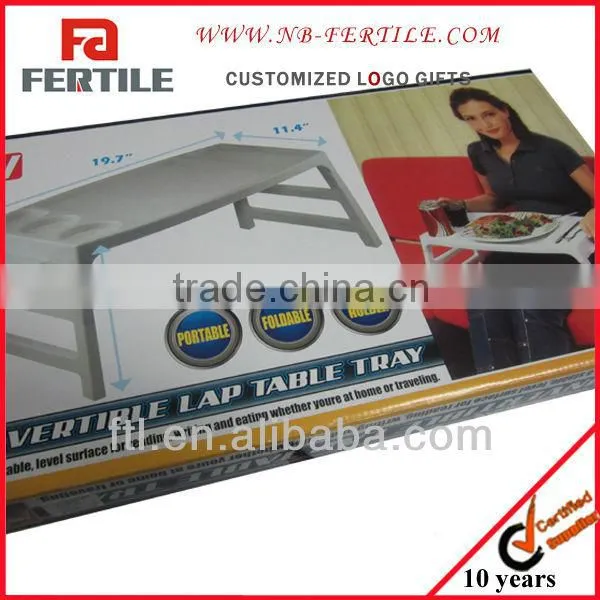 2014 portable plastic folding dining table
