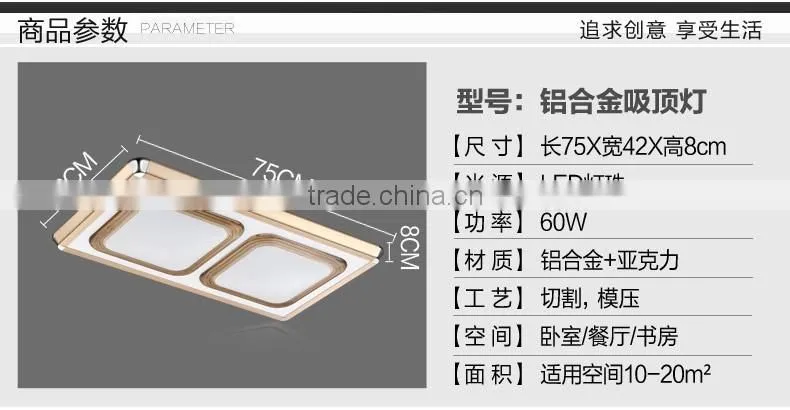 60W led lighting China ceiling lamp supplier